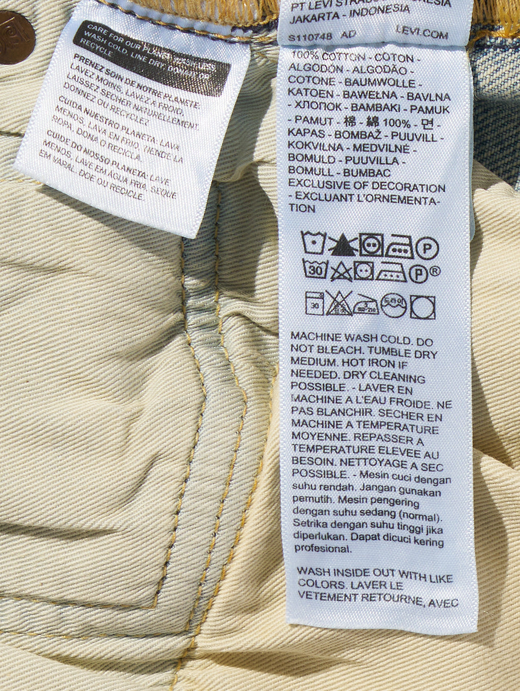 BLUETAB™ 1980's 501® ORIGINAL ジーンズ ミディアムインディゴ MADE IN JAPAN