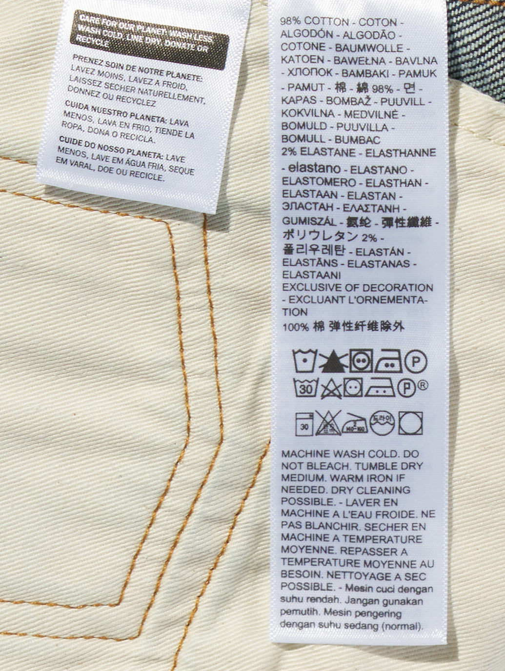 BLUETAB™ 502™ テーパードフィット ジーンズ ダークインディゴ MADE OF JAPAN