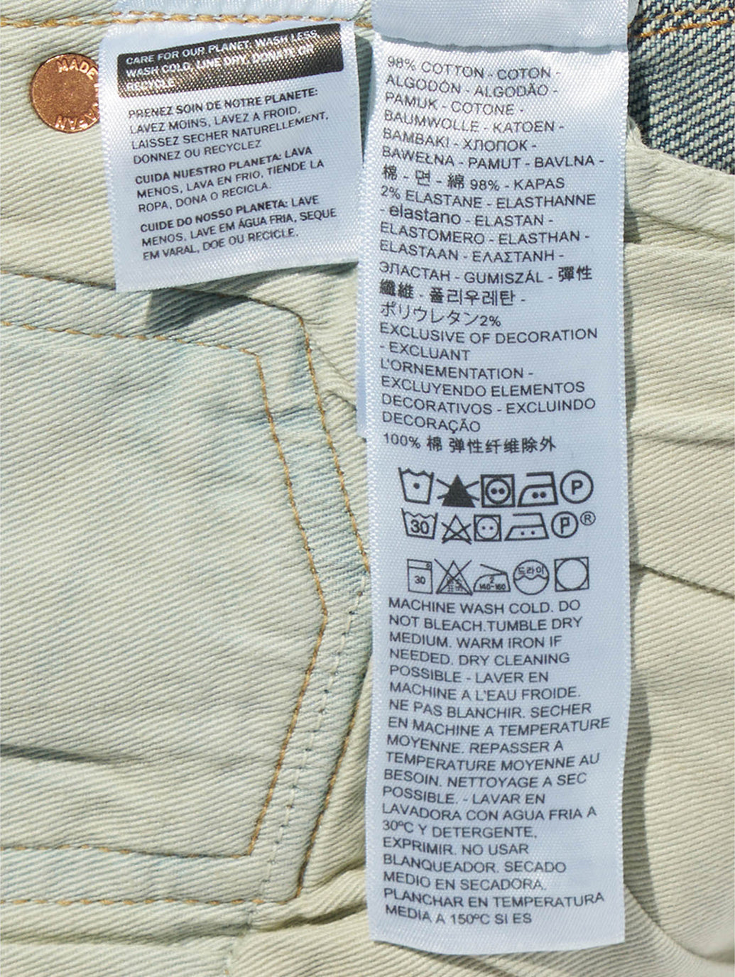 BLUETAB™ 502™ テーパードフィット ジーンズ ディアムインディゴ MADE IN JAPAN