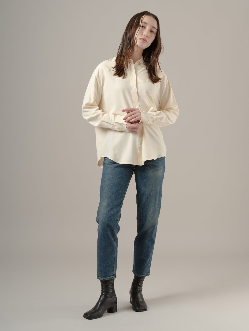 BLUETAB™ COLUMN ジーンズ ミディアムインディゴ MADE IN JAPAN