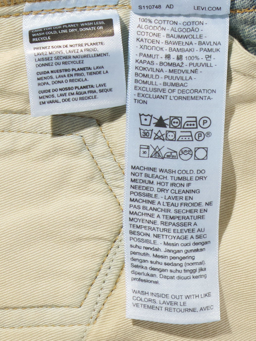 BLUETAB™ COLUMN ジーンズ ライトインディゴ MADE IN JAPAN