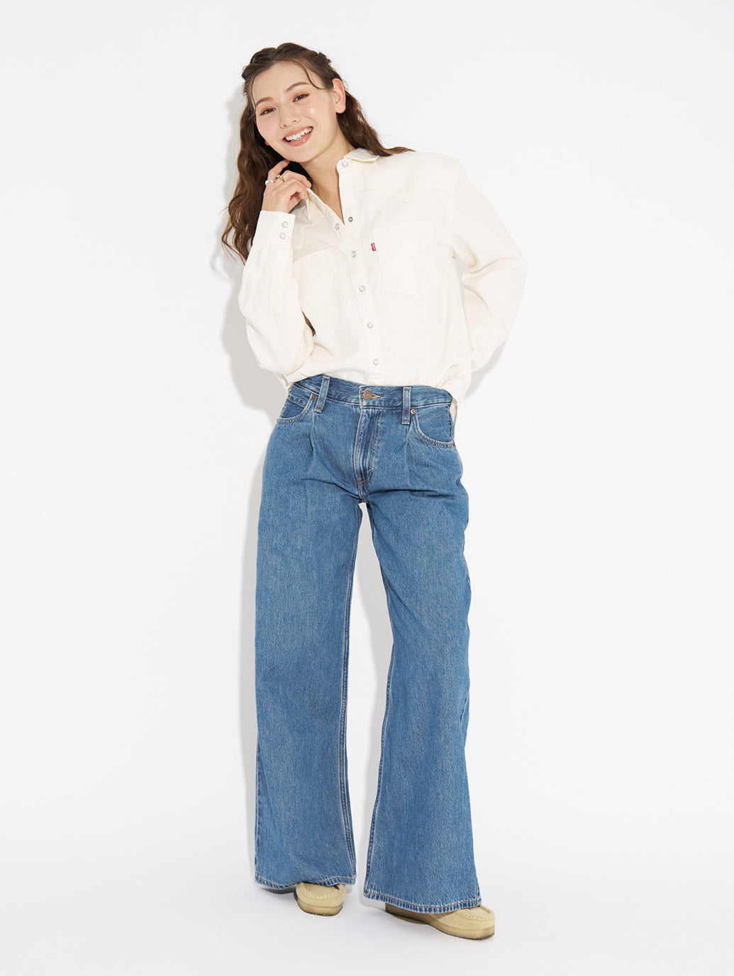 TEODORA ウエスタンシャツ