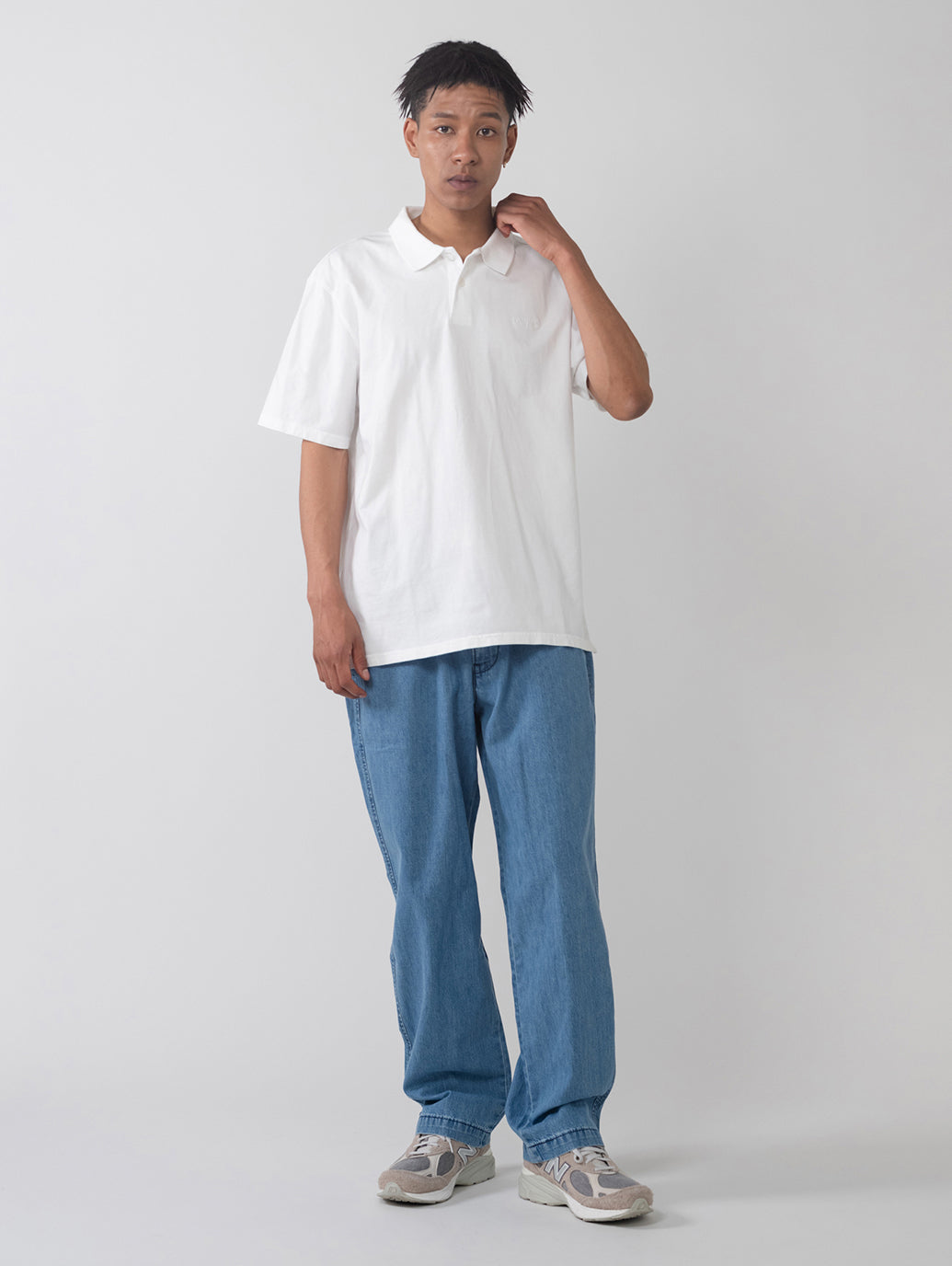 XX CHINO ルーズ ストレート ミディアムインディゴ