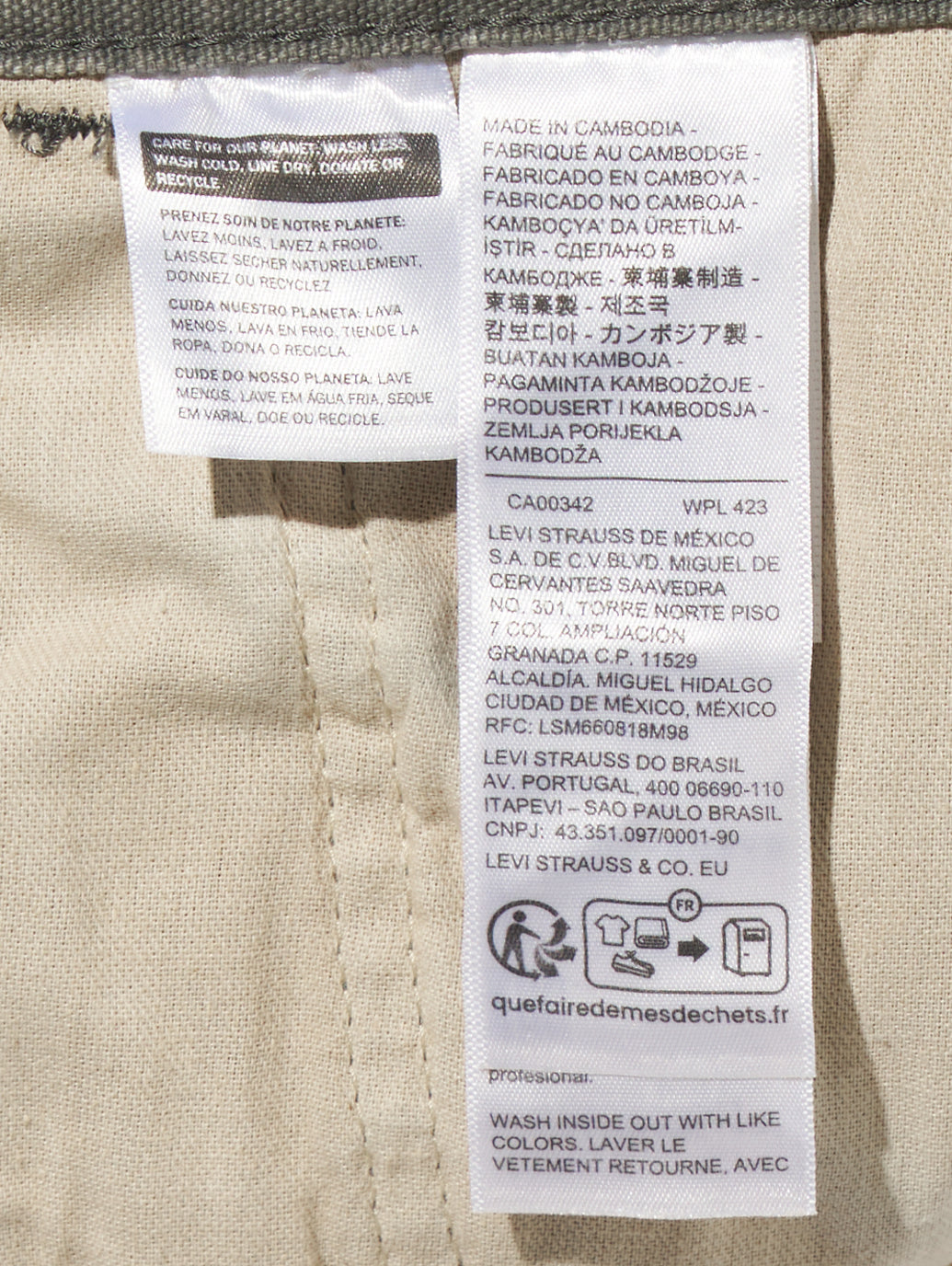 WORKWEAR 568™ ジーンズ ルーズストレート ダブルニー