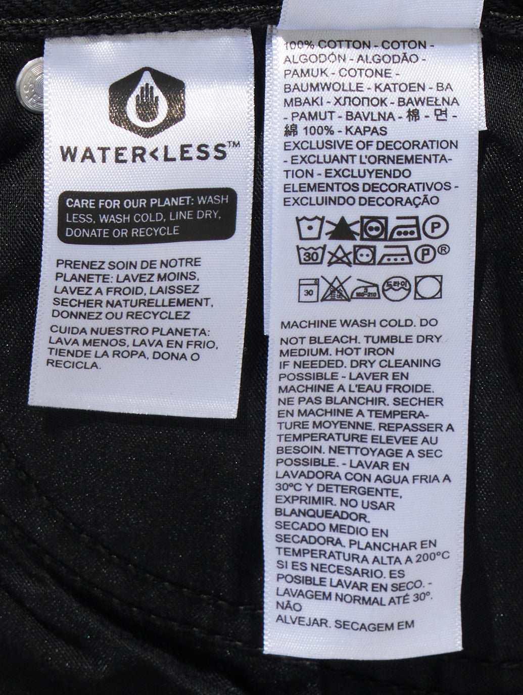 BAGGY DAD WIDE LEG ジーンズ ブラック