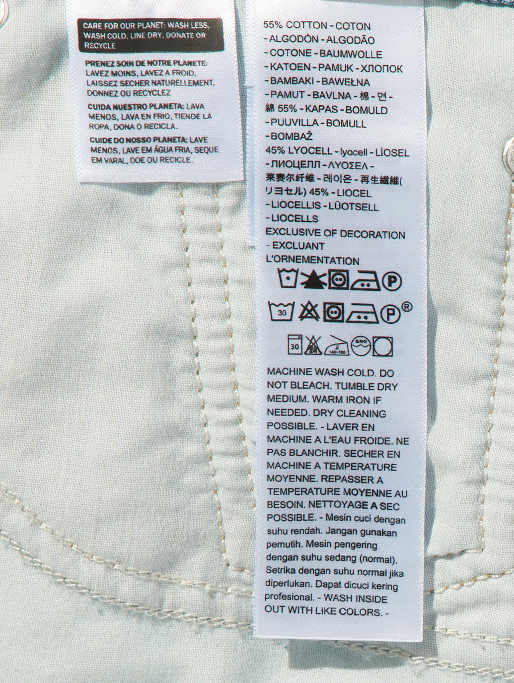 XL STRAIGHT ジーンズ ライトインディゴ