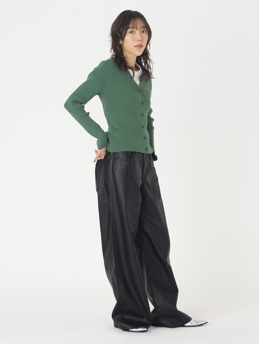 ニットカーディガン