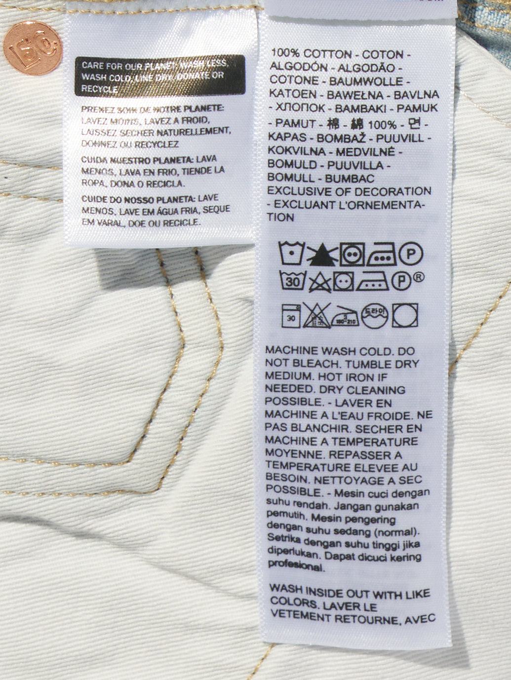 BLUETAB™ PLANK ストレート ライトインディゴ