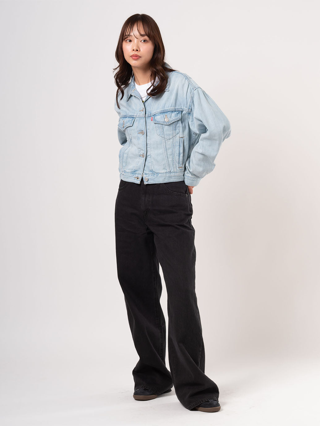 SHRUNKEN 90S トラッカージャケット ライトインディゴ