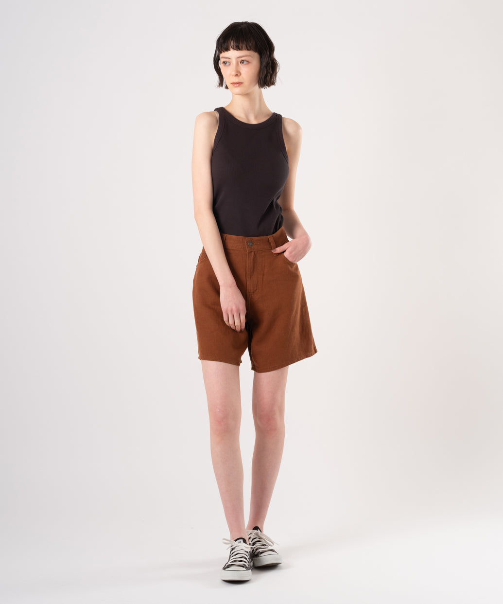 HIGH BAGGY ショートパンツ ベージュ