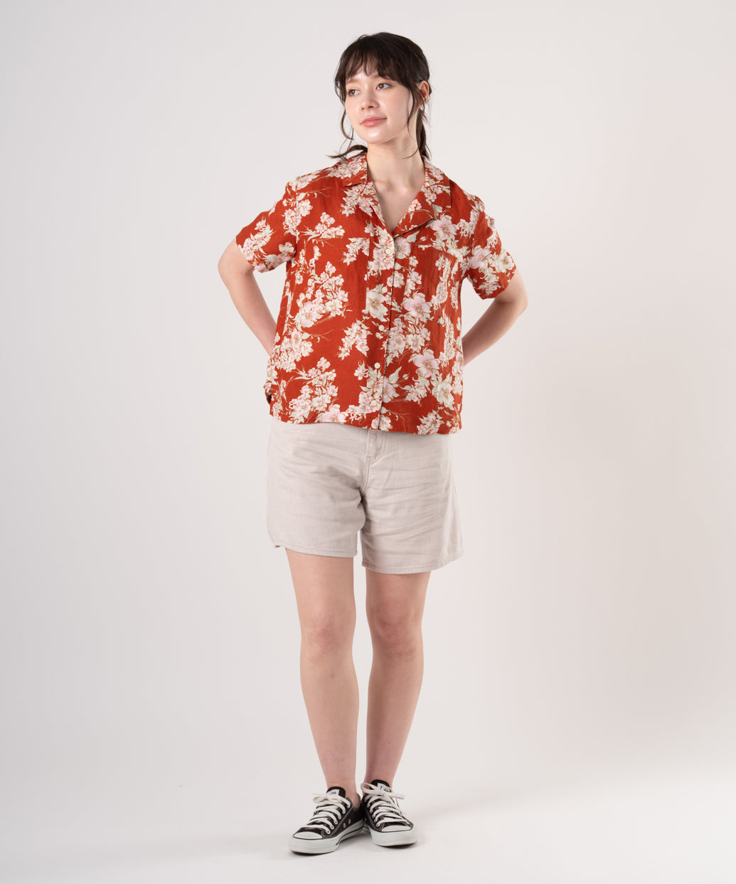 HIGH BAGGY ショートパンツ グレー