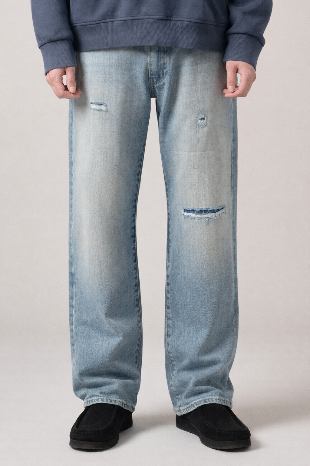 555™ リラックスストレート ジーンズ ライトインディゴ – リーバイス