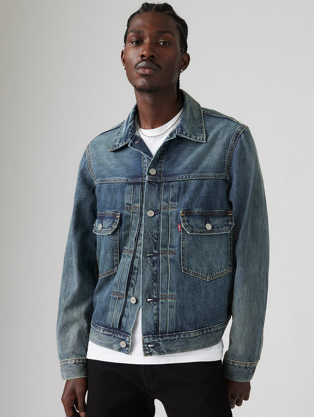 ヴィンテージ/リーバイス/ラムレザー /トラッカージャケット LEVI'S リーバイス ビンテージ クロージング LEVIS VINTAGE CLOTHING G