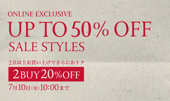 SUMMER SALE MAX 50%OFF