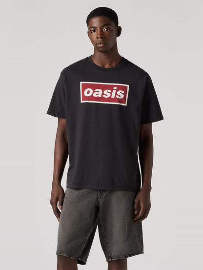 LEVI’S® x OASIS DECA LOGO Tシャツ ブラック 