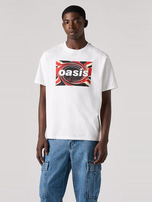 LEVI’S® x OASIS UNION JACK Tシャツ ホワイト 