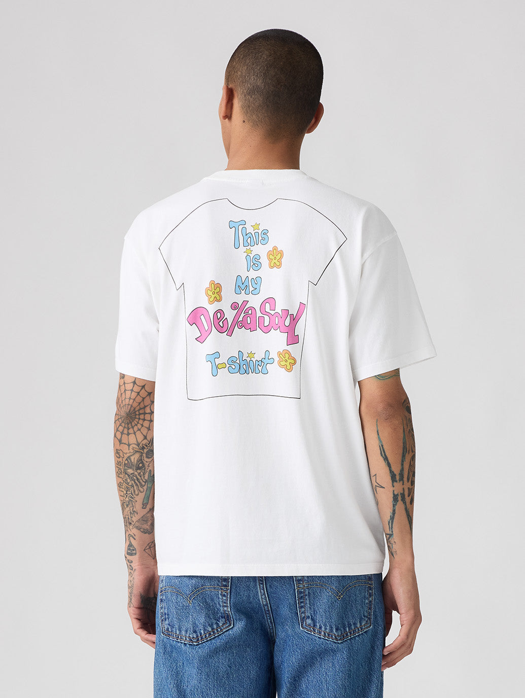 LEVI’S® x DE LA SOUL FRONT BACK Tシャツ WHITE