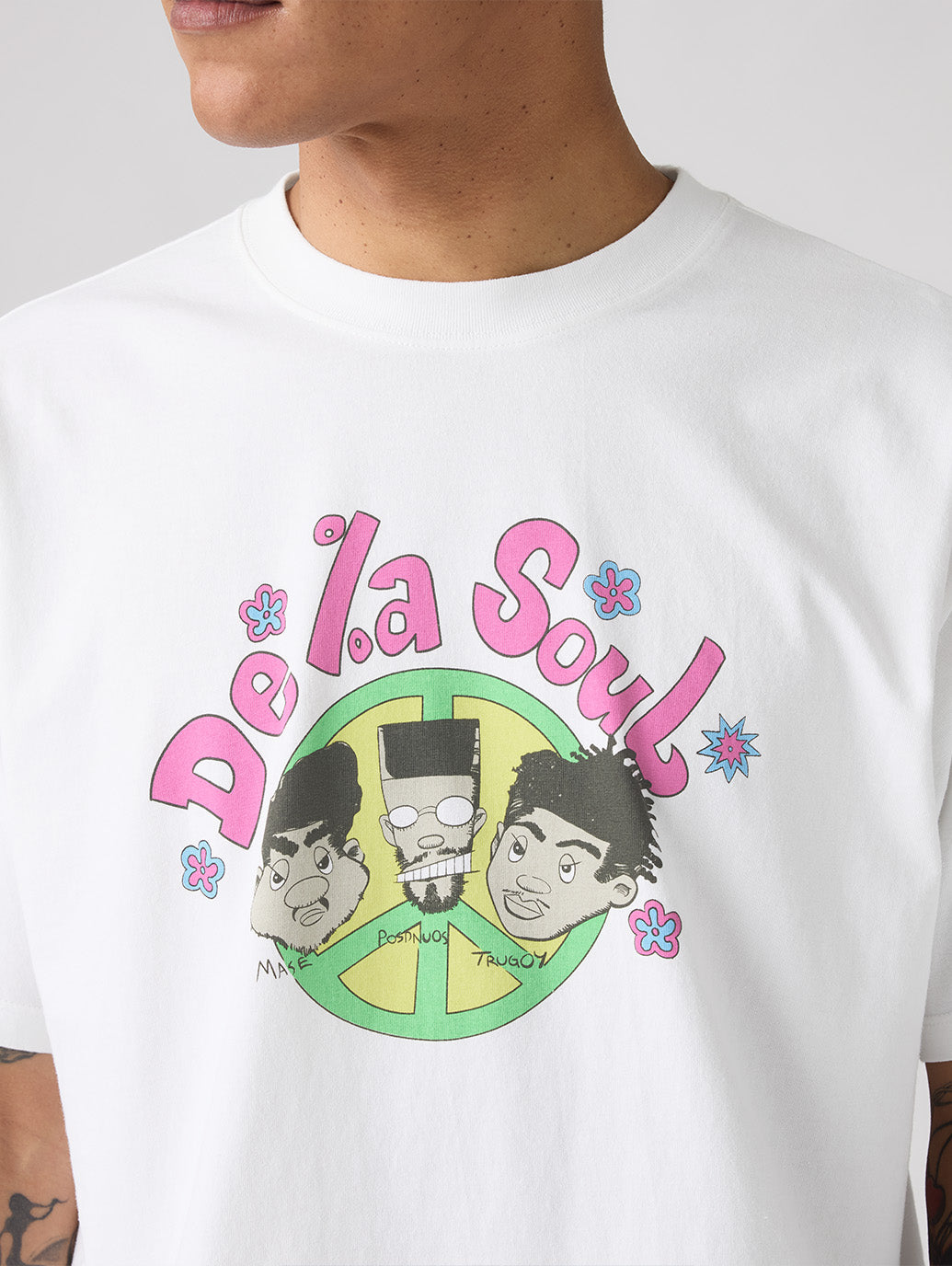 LEVI’S® x DE LA SOUL FRONT BACK Tシャツ WHITE