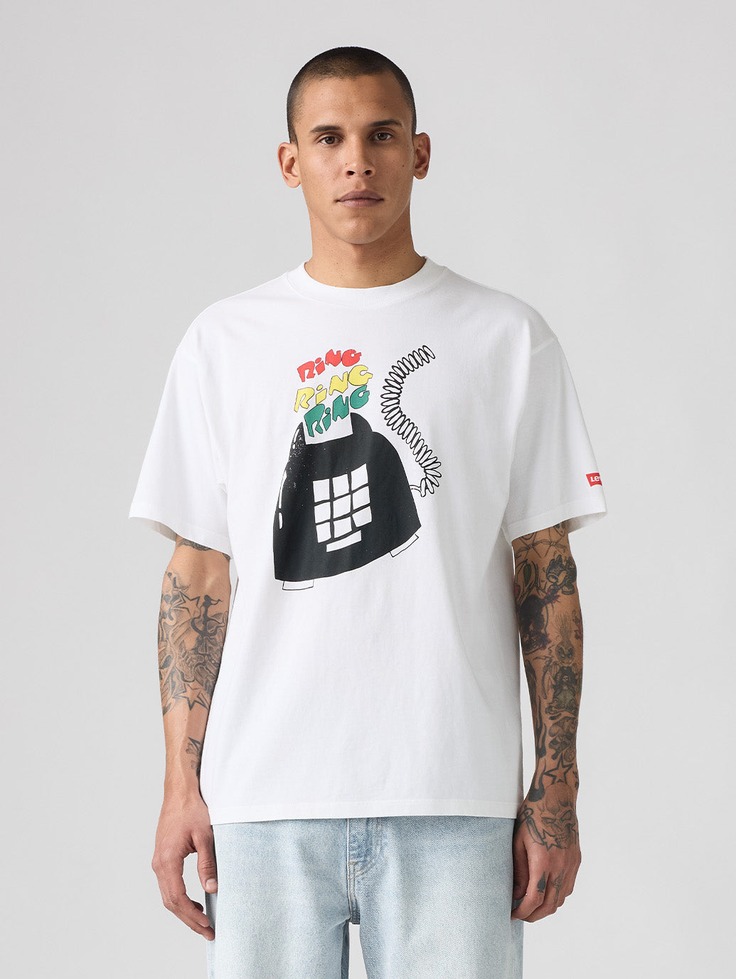 LEVI’S® x DE LA SOUL RING RING WHITE Tシャツ