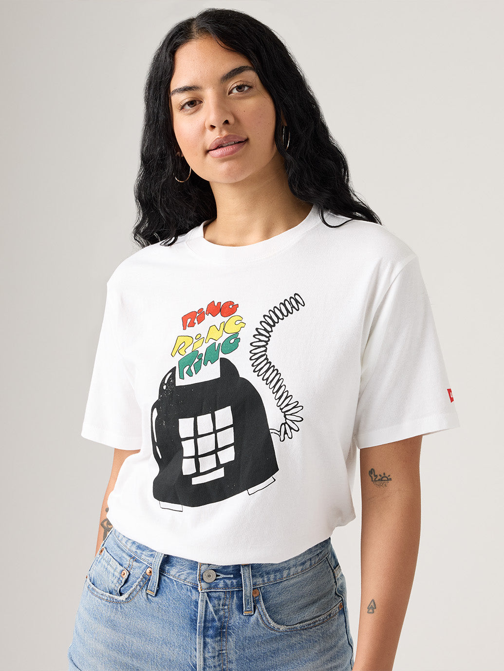 LEVI’S® x DE LA SOUL RING RING WHITE Tシャツ