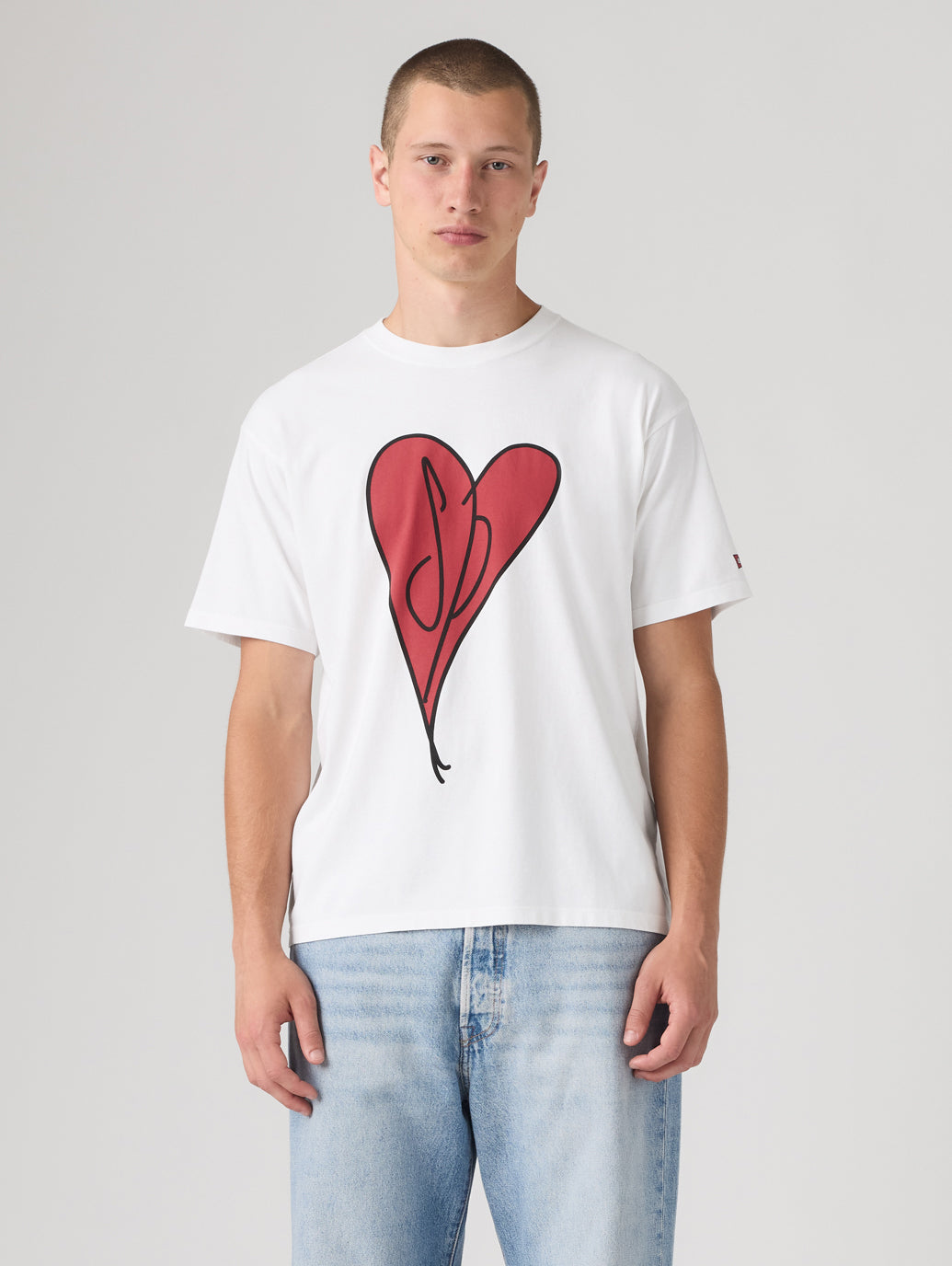 LEVI x SMASHING PUMPKINS HEART Tシャツ