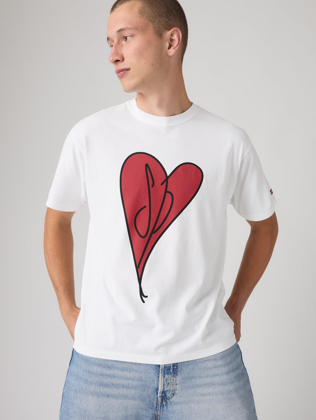 LEVI x SMASHING PUMPKINS HEART Tシャツ