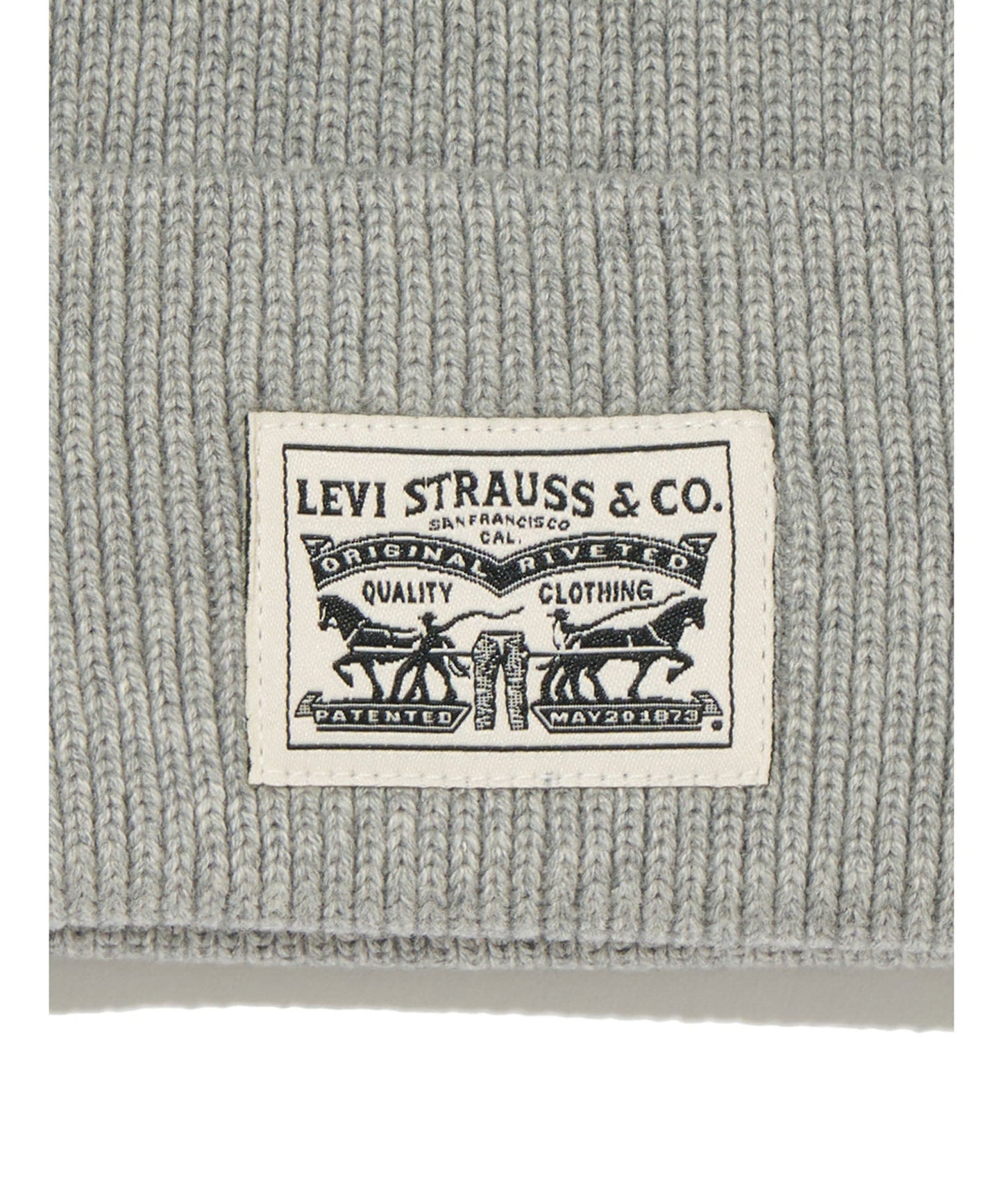 BACKPATCH ビーニー グレー 