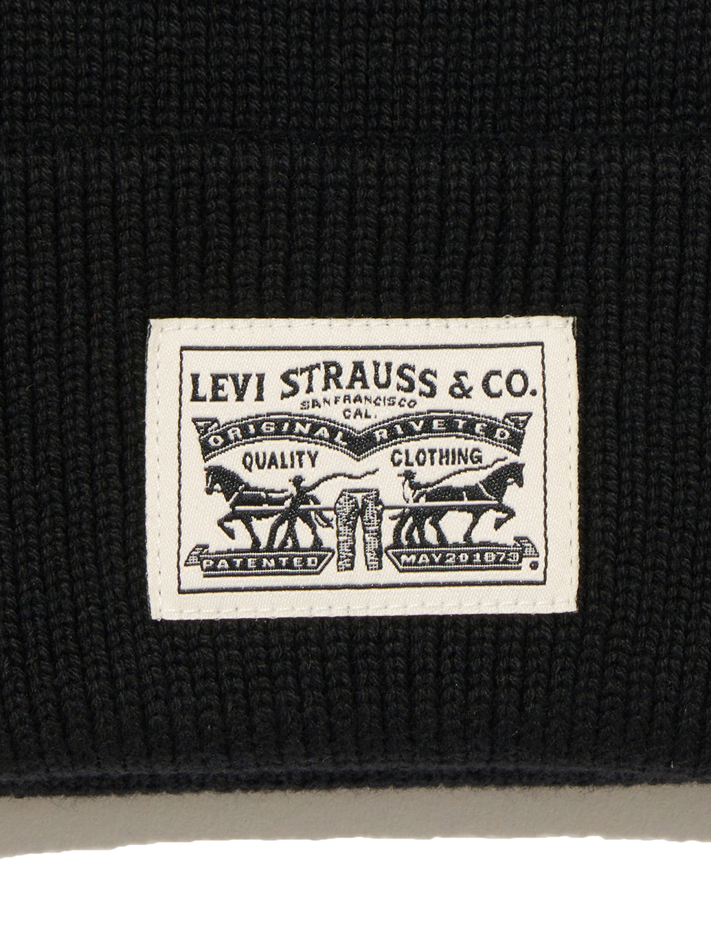 BACKPATCH ビーニー ブラック 