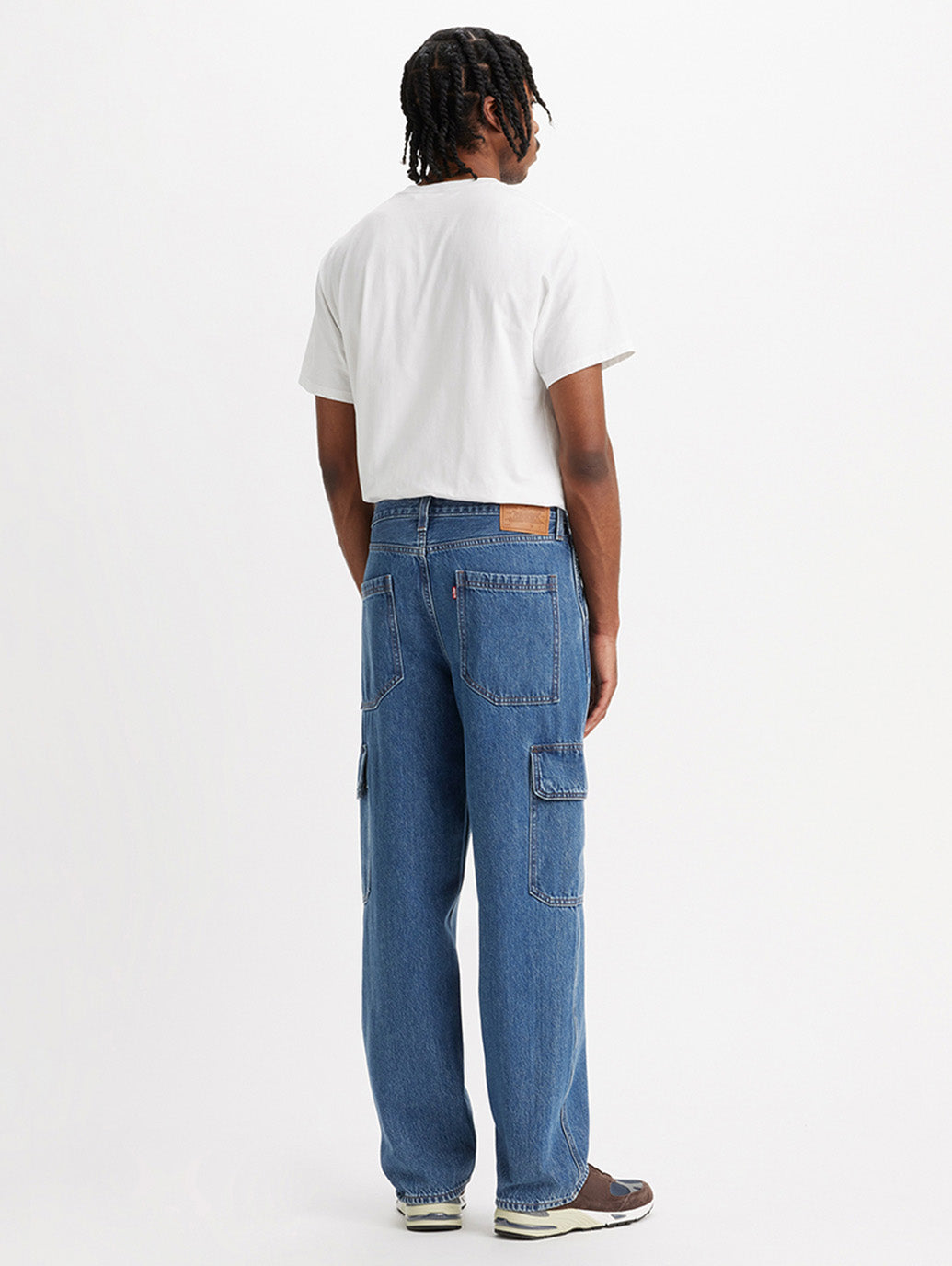 568™ ルーズストレート カーゴ ブルー