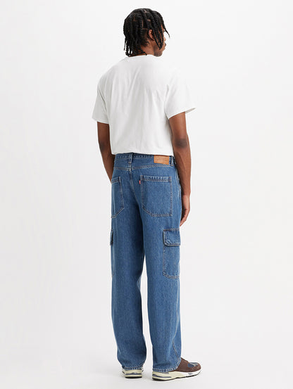 568™ ルーズストレート カーゴ ブルー