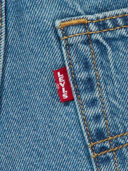 BAGGY DAD ジーンズ ショート ミディアムインディゴ