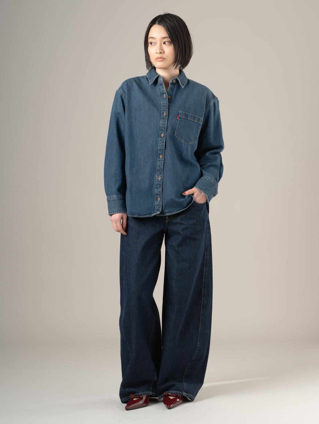 ハーリー ボーイフレンドシャツ