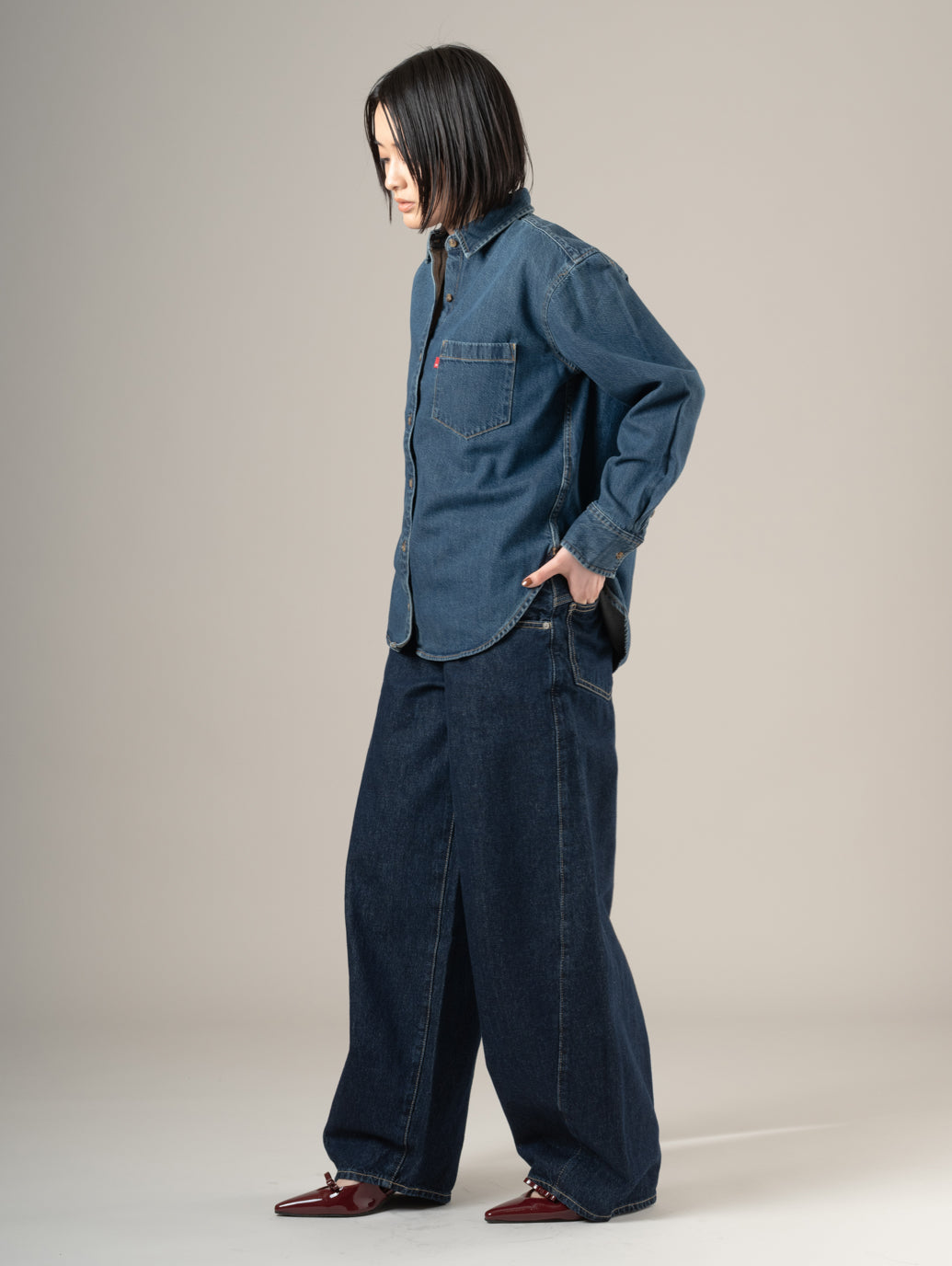 ハーリー ボーイフレンドシャツ