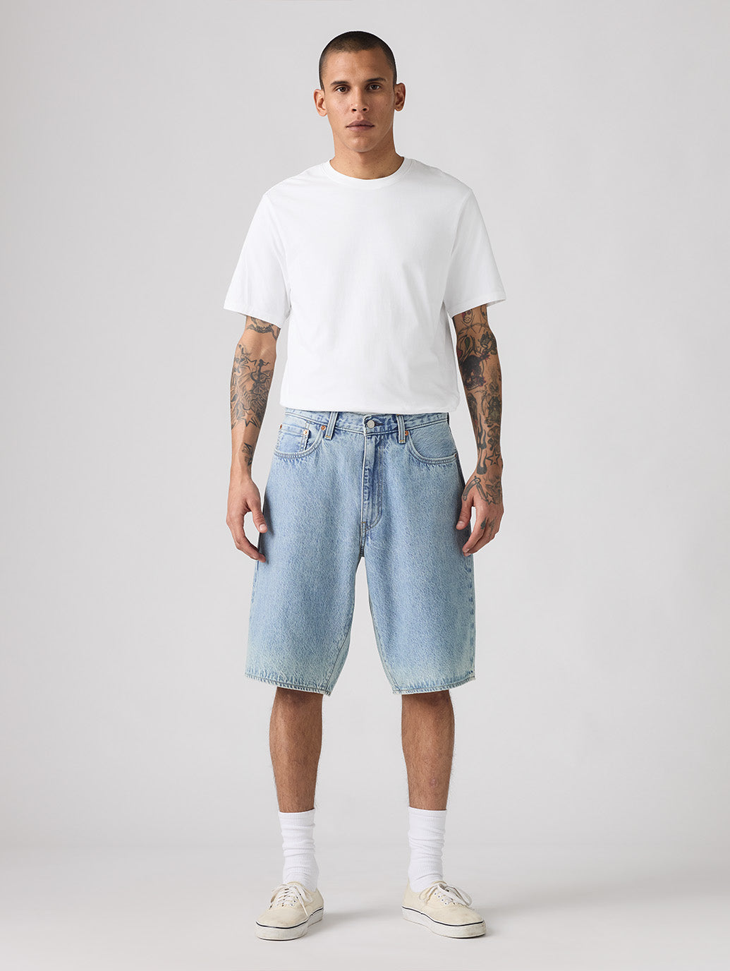 INDIEPICT デニムショートパンツ Lサイズ 478™ バギーショートパンツ ライトインディゴ – リーバイス®公式