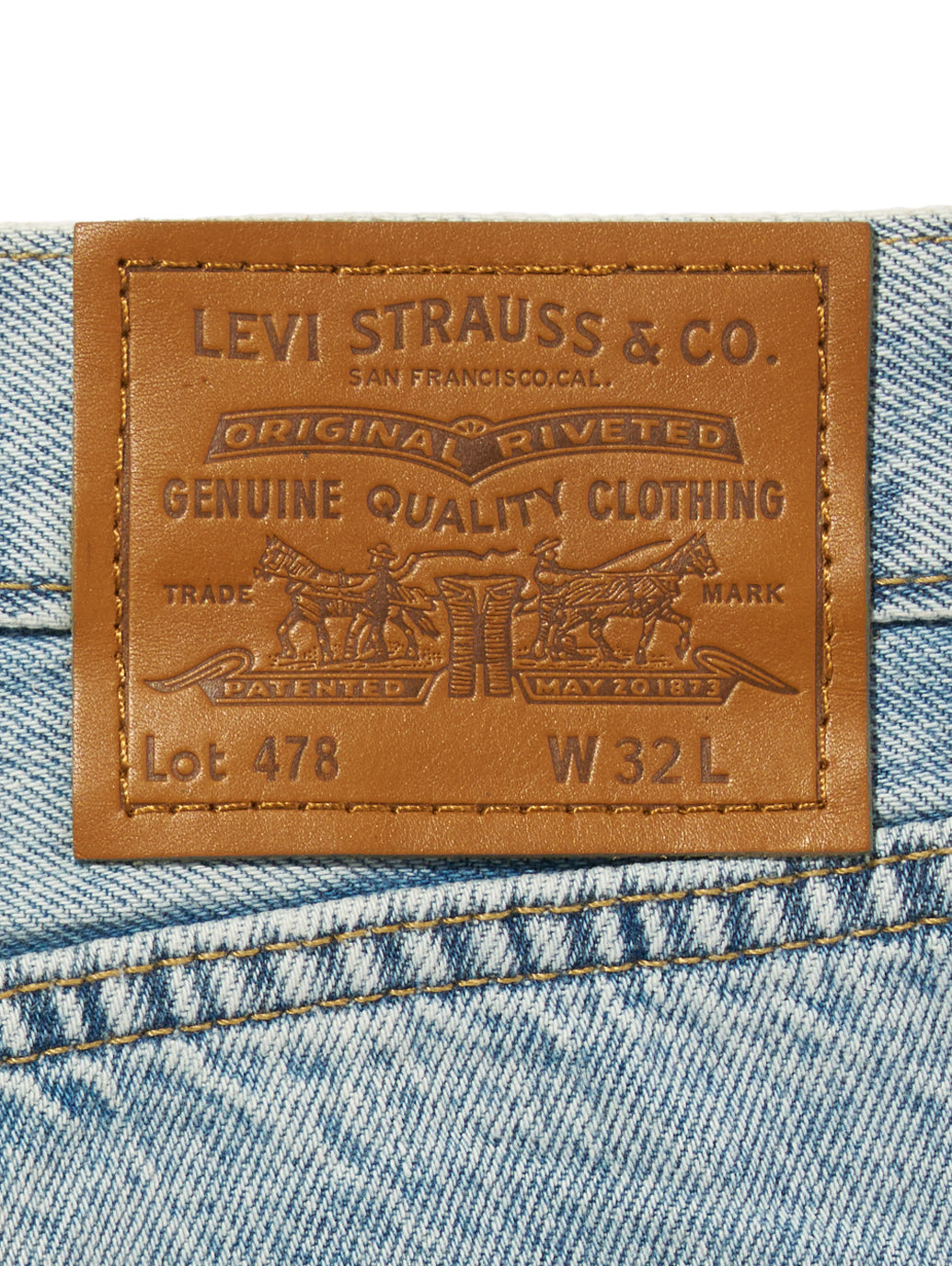 478™ バギーショートパンツ ライトインディゴ