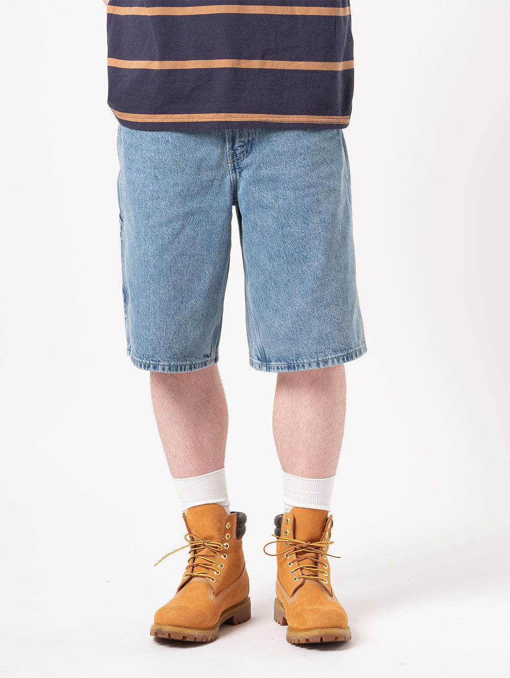 WORKWEAR 568™ ルーズカーペンター ショートパンツ ライトインディゴ 