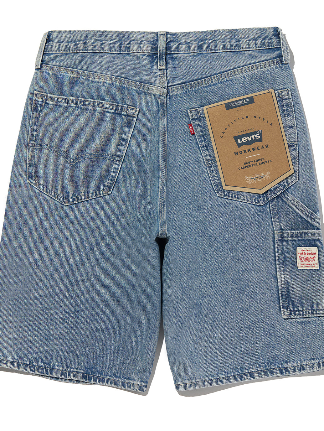 WORKWEAR 568™ ルーズカーペンター ショートパンツ ライトインディゴ