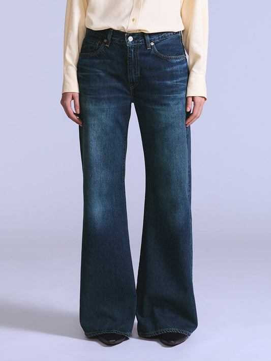 BLUETAB™ CARVE リラックスジーンズ ミディアムインディゴ MADE IN JAPAN