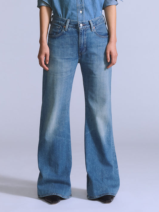 BLUETAB™ CARVE リラックスジーンズ ミディアムインディゴ MADE IN JAPAN 