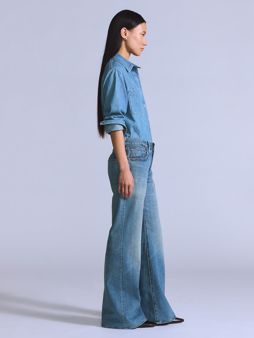 BLUETAB™ CARVE リラックスジーンズ ミディアムインディゴ MADE IN JAPAN 