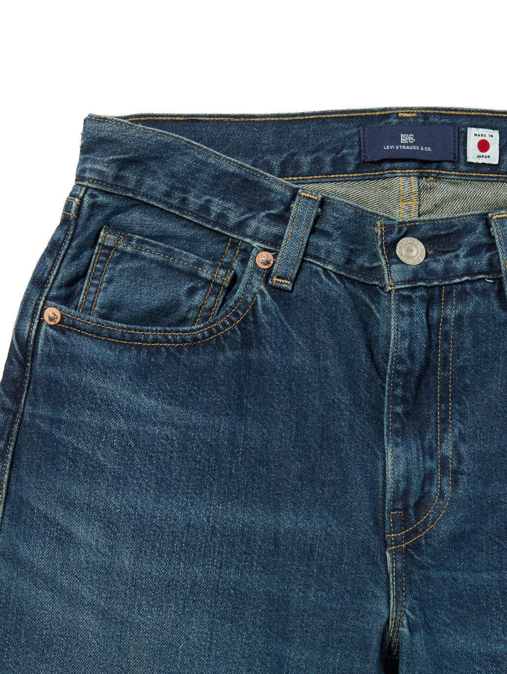 BLUETAB™ CARVE リラックスジーンズ ミディアムインディゴ MADE IN JAPAN