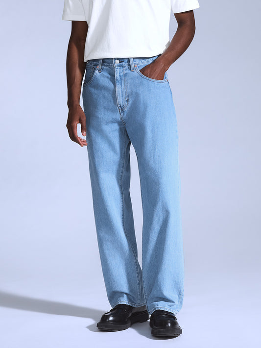 BLUETAB™ MARKER ルーズジーンズ ライトインディゴ 