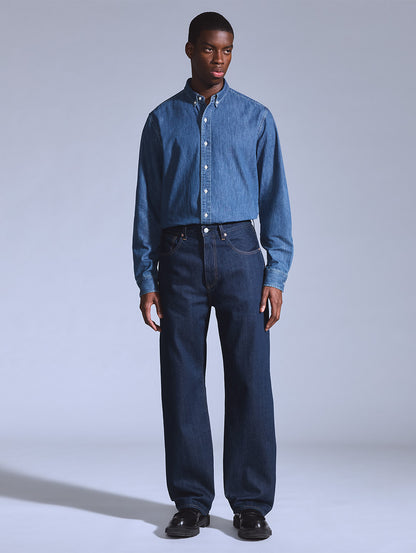 BLUETAB™ MARKER ルーズジーンズ ダークインディゴ 