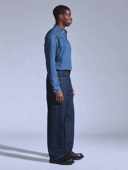 BLUETAB™ MARKER ルーズジーンズ ダークインディゴ 