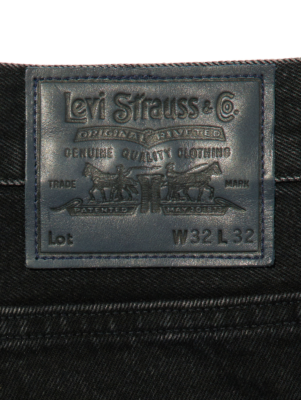 BLUETAB™ MARKER ルーズジーンズ ブラック