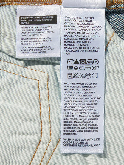 BLUETAB™ MARKER ルーズジーンズ ミディアムインディゴ