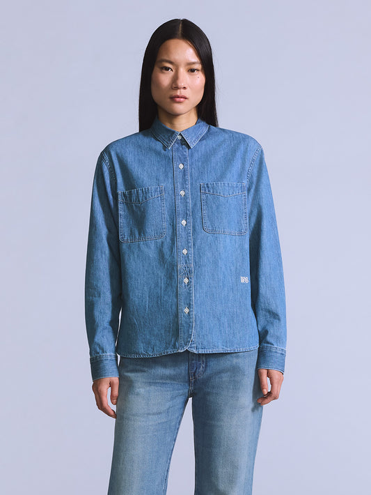 BLUETAB™ デニム ユーティリティシャツ 