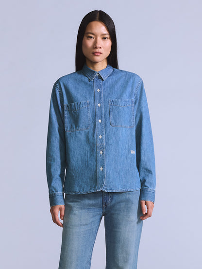 BLUETAB™ デニム ユーティリティシャツ 