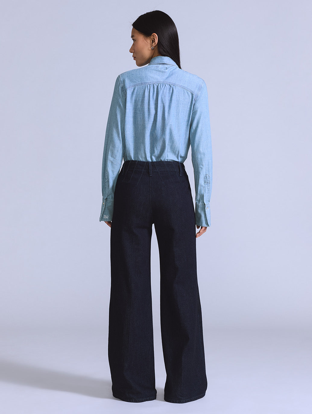 BLUETAB™ STEM フレアトラウザーパンツ ダークインディゴ 