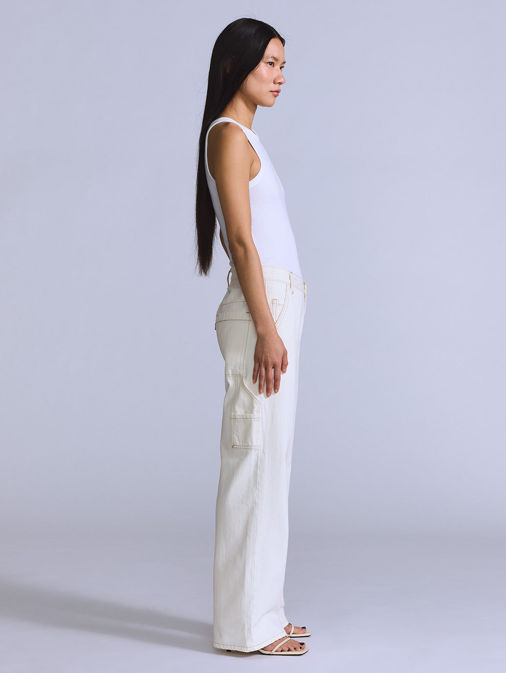 BLUETAB™ カーペンターパンツ ベージュ 